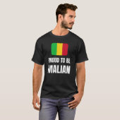 Proud om Malian te zijn T-shirt (Voorkant volledig)