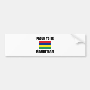 Proud om MAURITIAN te zijn Bumpersticker