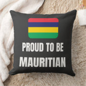 Proud om Mauritius te worden Kussen (Deken)