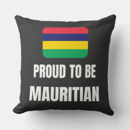 Proud om Mauritius te worden Kussen