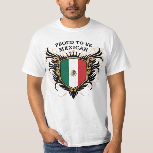 Proud om Mexicaans te zijn T-shirt (Voorkant)