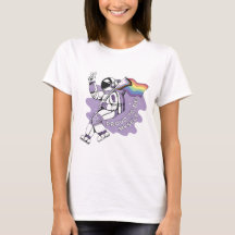 Proud om mezelf LGBTQ Astronaut T-Shirt te zijn