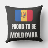 Proud om Moldavisch te zijn Kussen (Achterkant)