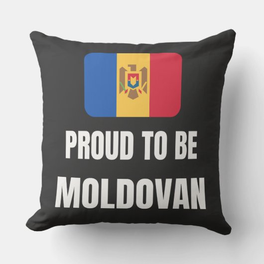 Proud om Moldavisch te zijn Kussen (Voorkant)