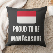 Proud om Monegasque te worden Kussen (Deken)