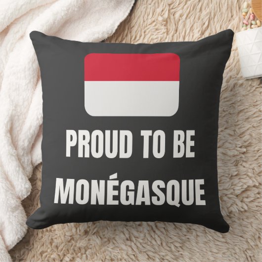 Proud om Monegasque te worden Kussen (Deken)