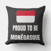 Proud om Monegasque te worden Kussen (Voorkant)