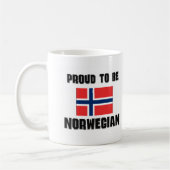 Proud om NORWEGIAN te zijn Koffiemok (Links)