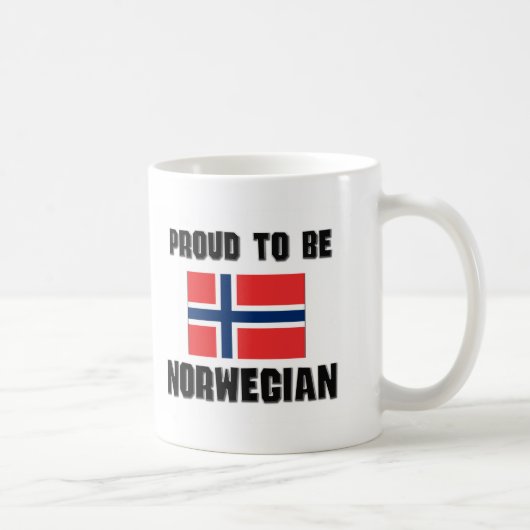 Proud om NORWEGIAN te zijn Koffiemok (Rechts)