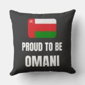 Proud om Omani te zijn Kussen (Achterkant)