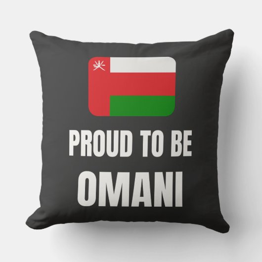 Proud om Omani te zijn Kussen (Voorkant)