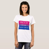 Proud om Pagan en Bi te zijn T-shirt (Voorkant volledig)