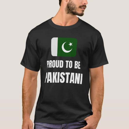 Proud om Pakistani te zijn T-shirt (Voorkant)