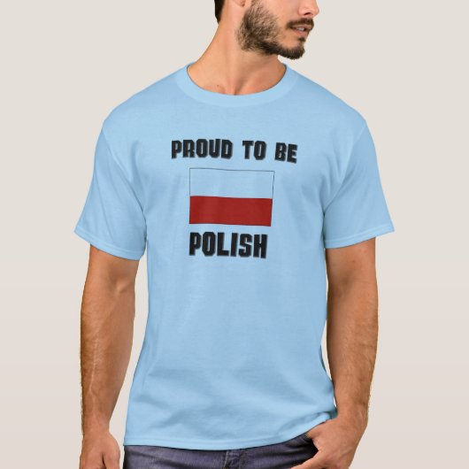 Proud om POLISH te zijn T-shirt (Voorkant)