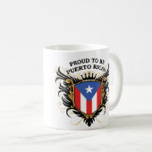 Proud om Puerto Ricaan te zijn Koffiemok (Voorkant rechts)