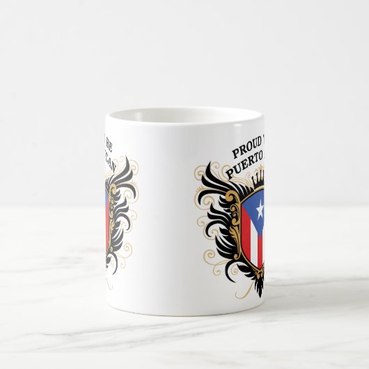 Proud om Puerto Ricaan te zijn Koffiemok (Center)