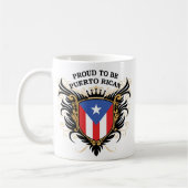Proud om Puerto Ricaan te zijn Koffiemok (Links)
