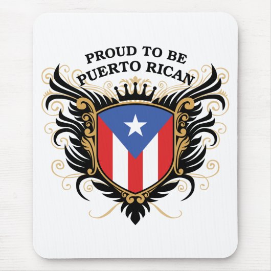 Proud om Puerto Ricaan te zijn Muismat (Voorkant)