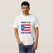 Proud om Puerto Ricaan te zijn T-shirt (Voorkant volledig)