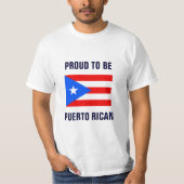 Proud om Puerto Ricaan te zijn T-shirt (Voorkant)