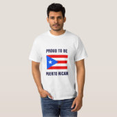 Proud om Puerto Ricaan te zijn T-shirt (Voorkant volledig)