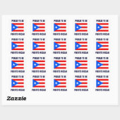 Proud om Puerto Ricaan te zijn Vierkante Sticker (Vel)