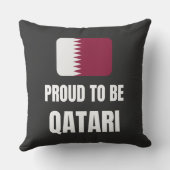 Proud om Qatari te worden Kussen (Achterkant)