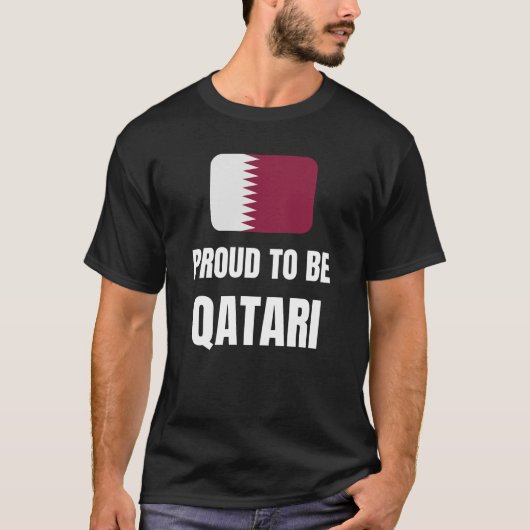 Proud om Qatari te worden T-shirt (Voorkant)