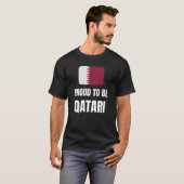Proud om Qatari te worden T-shirt (Voorkant volledig)