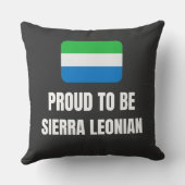 Proud om Sierra Leone te worden Kussen (Achterkant)