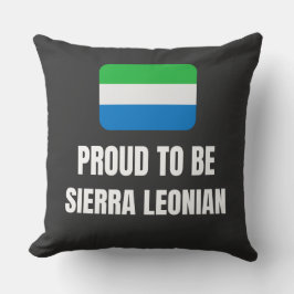 Proud om Sierra Leone te worden Kussen
