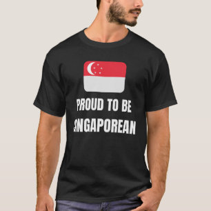 Proud om Singaporees te worden T-shirt