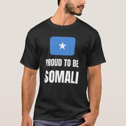 Proud om Somalië te zijn T-shirt (Voorkant)