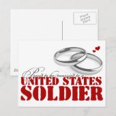 Proud om te trouwen briefkaart (Voorkant / Achterkant)