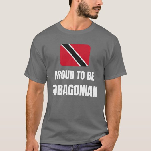 Proud om Tobagonian te worden T-shirt (Voorkant)