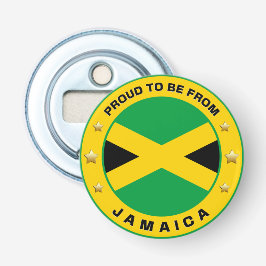 Proud om uit Jamaica te komen Button Flesopener