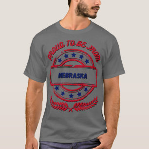 Proud om uit Nebraska te komen T-shirt