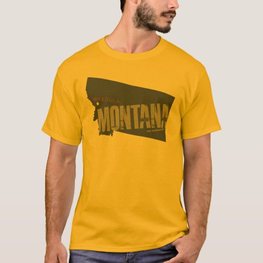 Proud om van Missoula MT te zijn T-shirt (Voorkant)