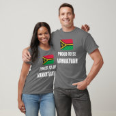 Proud om Vanuatuan te worden T-shirt (Unisex)