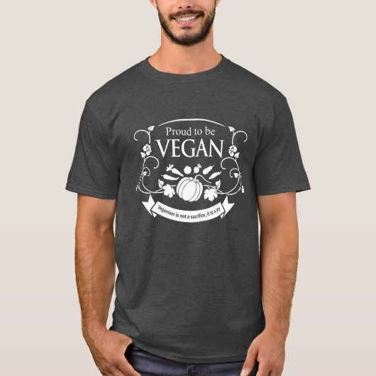 Proud om Vegan te zijn T-shirt (Voorkant)