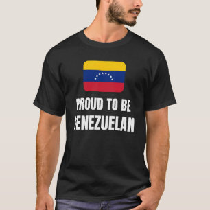 Proud om Venezolaans te worden T-shirt