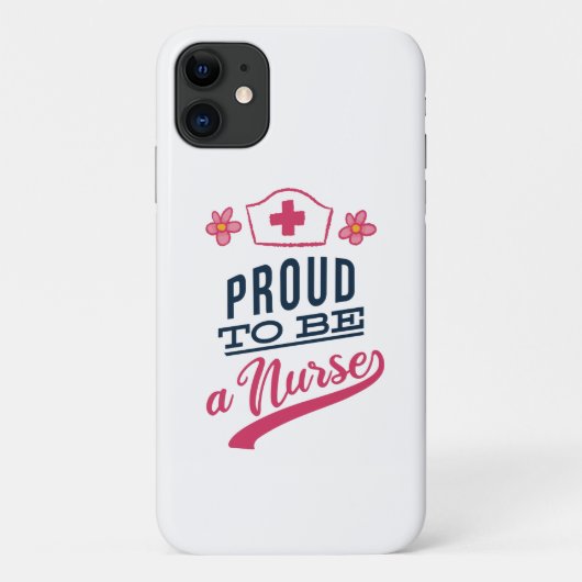 Proud om verpleegster te worden Case-Mate iPhone case (Achterkant)