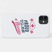 Proud om verpleegster te worden Case-Mate iPhone case (Achterkant (horizontaal))