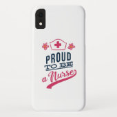 Proud om verpleegster te worden Case-Mate iPhone case (Achterkant)