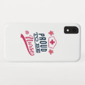 Proud om verpleegster te worden Case-Mate iPhone case (Achterkant (horizontaal))