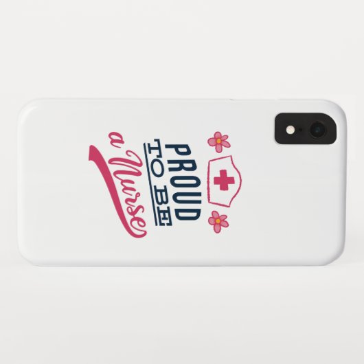 Proud om verpleegster te worden Case-Mate iPhone case (Achterkant (horizontaal))