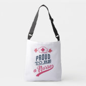 Proud om verpleegster te worden crossbody tas (Voorkant)