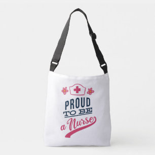 Proud om verpleegster te worden crossbody tas