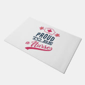 Proud om verpleegster te worden deurmat (Schuin)