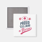 Proud om verpleegster te worden magneet (Voorkant / Achterkant)